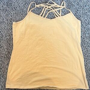 Women's Cream Strappy Top